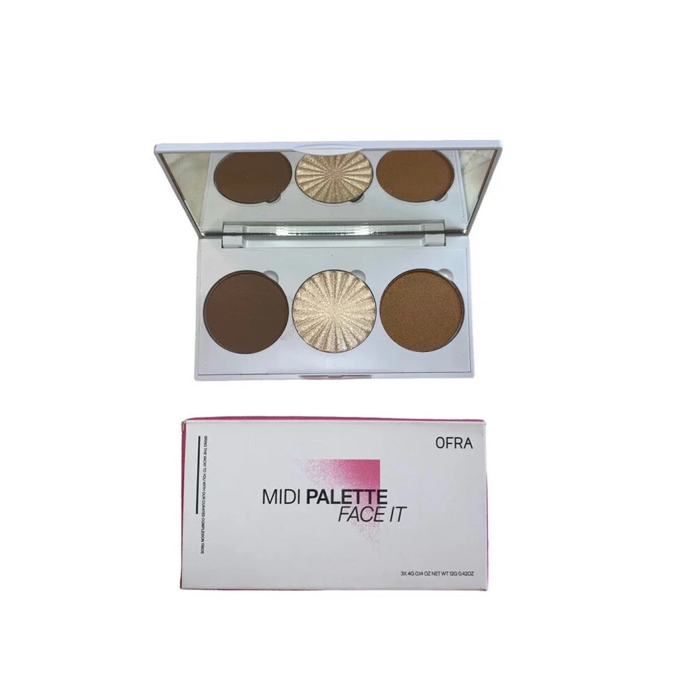 OFRA FACE IT Light Midi Trio Palette Highlight Bronze Contour